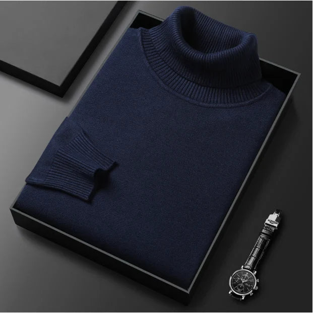 Teddy | Timeless Ribbed Roll Neck Mens Jumper