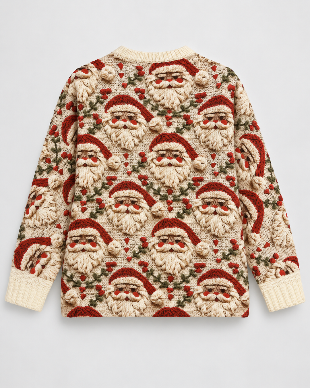 Zoe | Santa Button Front Christmas Cardigan Womens