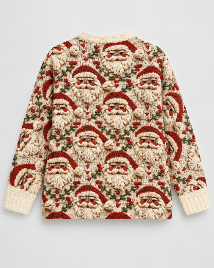 Zoe | Santa Button Front Christmas Cardigan Womens