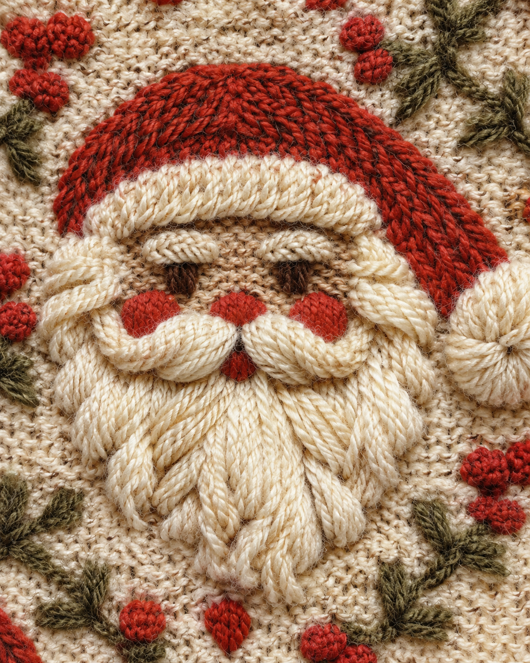 Zoe | Santa Button Front Christmas Cardigan Womens